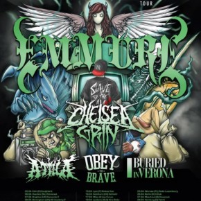 Emmure (+Chelsea Grin, Attila, Obey The Brave og Buried in Verona) til Kb18!