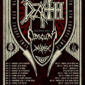 DEATH (+Obscura og Darkrise) til Voxhall