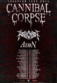 Cannibal Corpse (+Revocation og Aeon) til Danmark