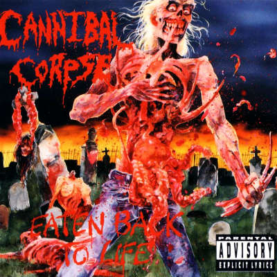 Cannibal Corpse - Eaten Back To Life. Tegnet af 