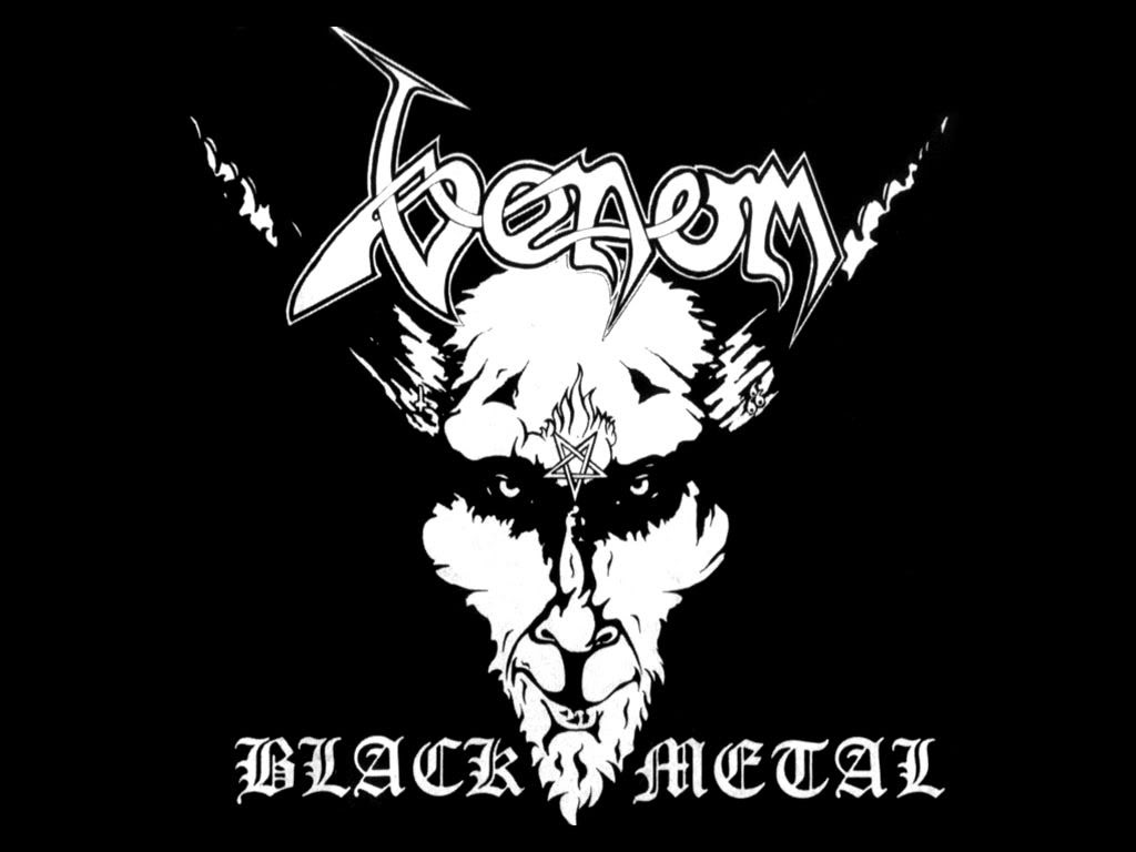 Venom - "Black Metal" fra 1982 tegnet af 