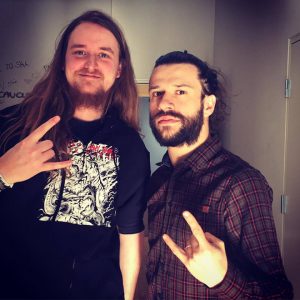 Weiss og Tommaso Riccardi fra Fleshgod Apocalypse på RMF 2017